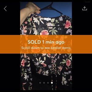 SOLD! — Tropical Summer Blouse